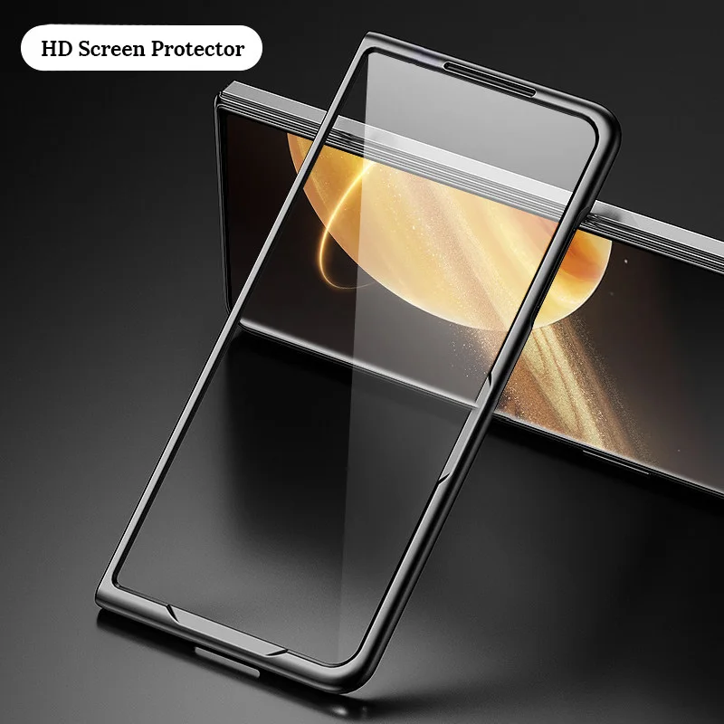 Etui na Honor Magic V5 V3, składane, z folią ze szkła hartowanego, odporne na wstrząsy, akcesoria ochronne na ekran. — zdjęcie produktu 2