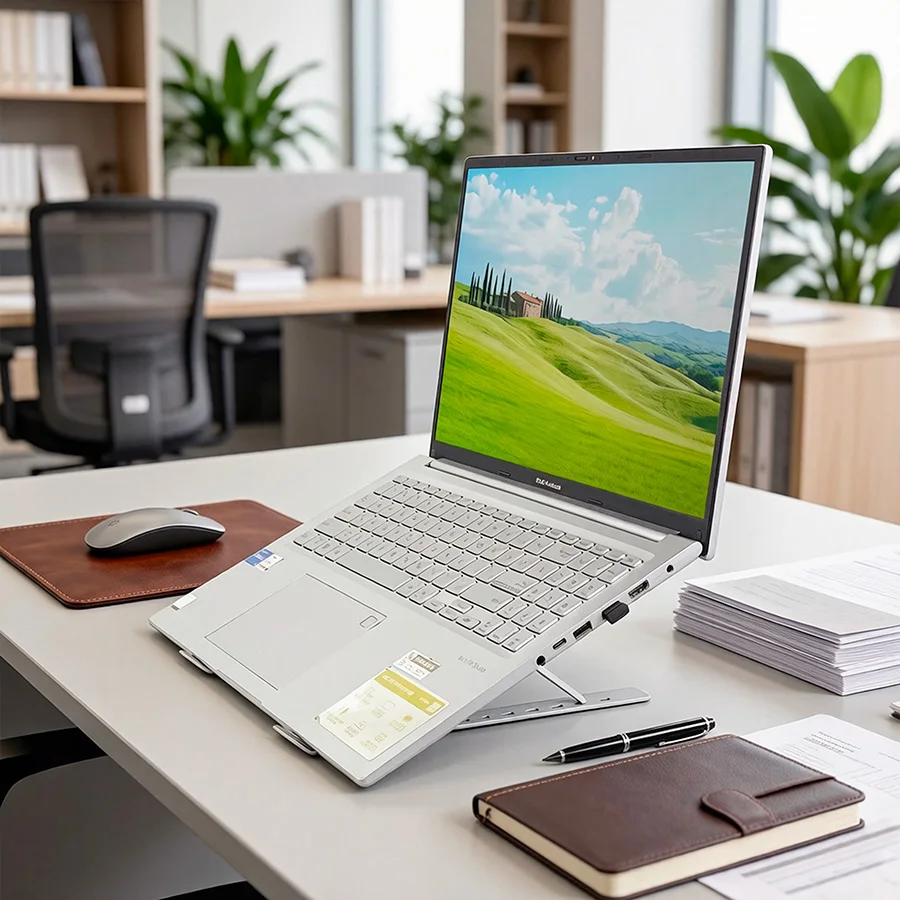 New Hot Sale Metal Foldable Laptop Stand, 7-Level Adjustable Height, Non-Slip Hollow Ventilation, Portable Ergonomic Cooling Ris
