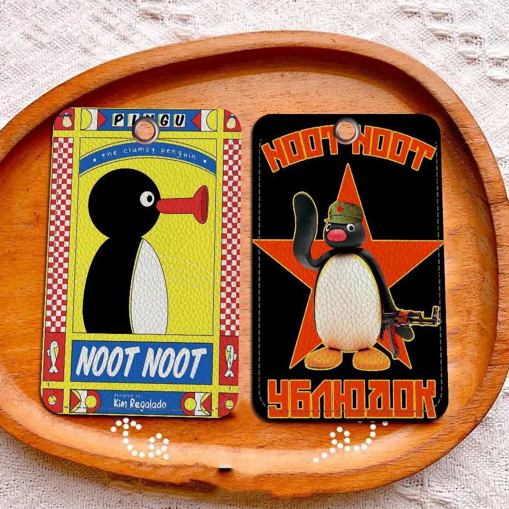 

Anime P-Pingu Personalised Holder Suitable For Bank Card,Subway, Bus Card Wallet Card Case Badge Holder Keychain