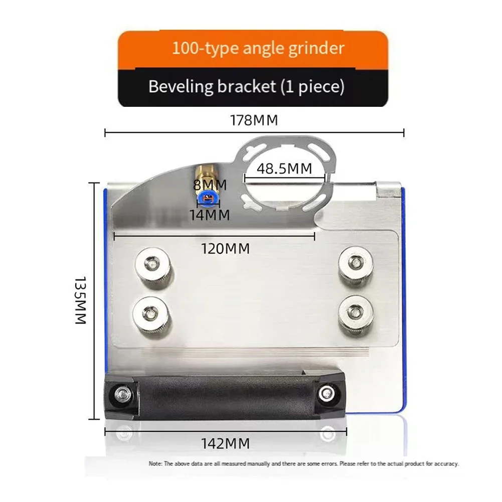 

Adjustable Angle Grinder Stand for 45 Degree Tile Chamfer Cuts with Secure Clamping for Stone and Tile For Cutting Tasks