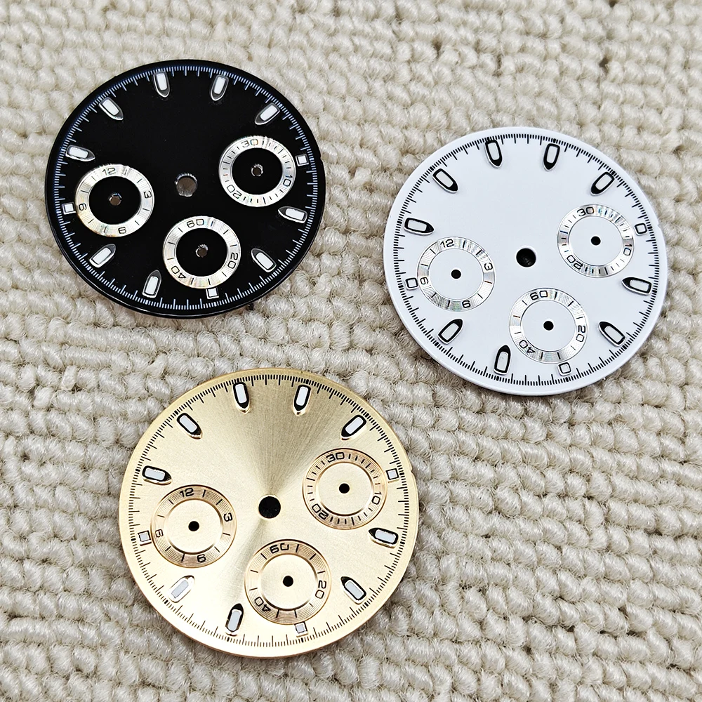 قطع غيار ميكانيكية آلية للرجال ، ملحقات تعديل الطلب ، حركة VK63 ملائمة ، ساعة 29 ، مناسبة