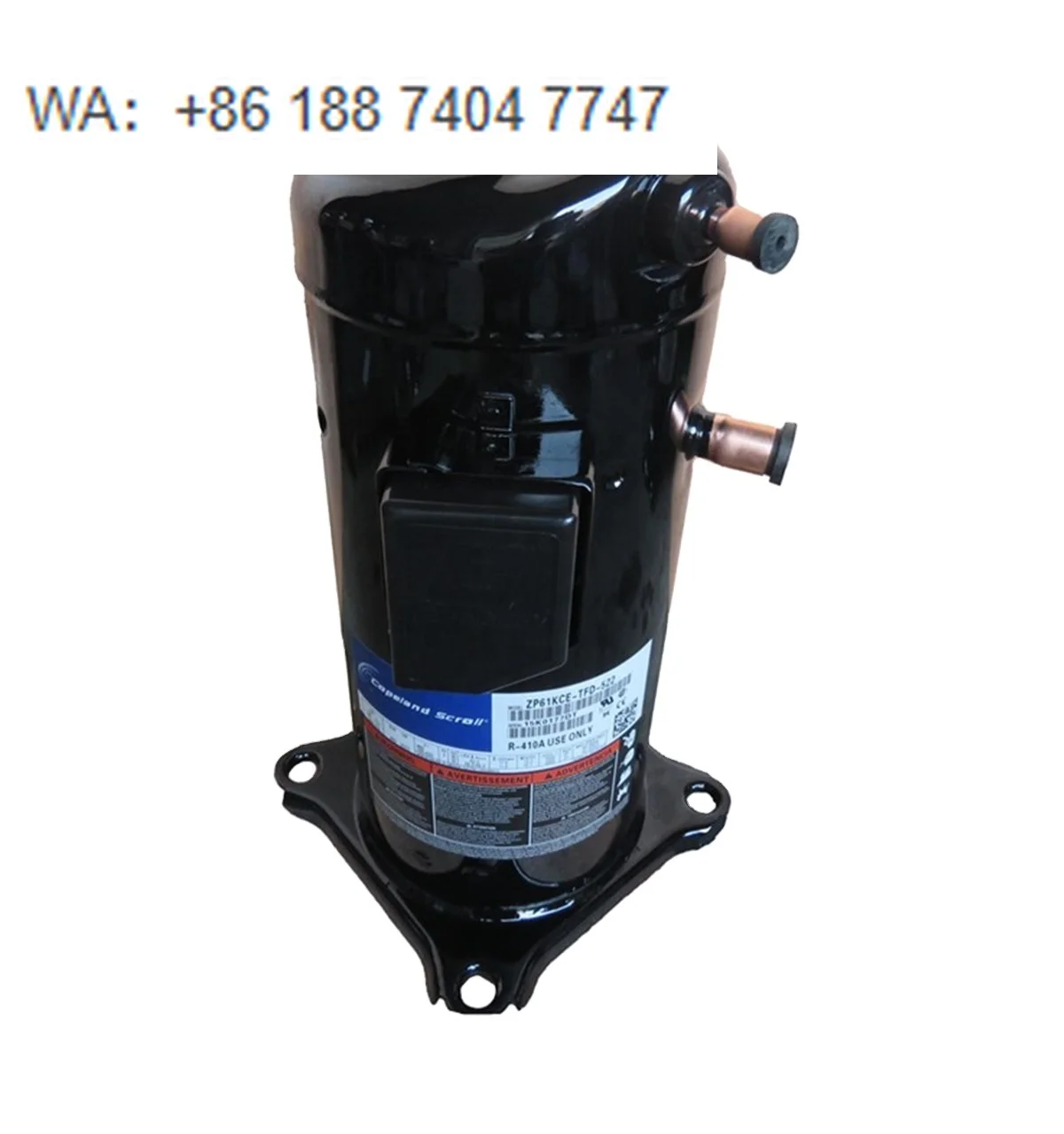 5.1 HP ZP61KCE-TDF-522R410A Refrigeration Scroll Compressor Offers the Best Price and Quality