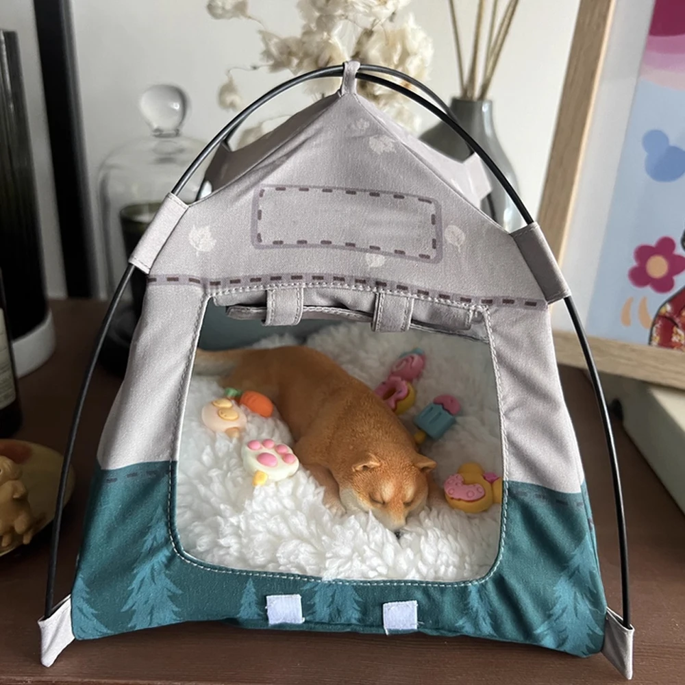 

1 комплект, маленькая палатка для кемпинга, модель масштаба 1:12, декоративные миниатюрные аксессуары для сцены, реквизит для фотографий, игрушка в подарок