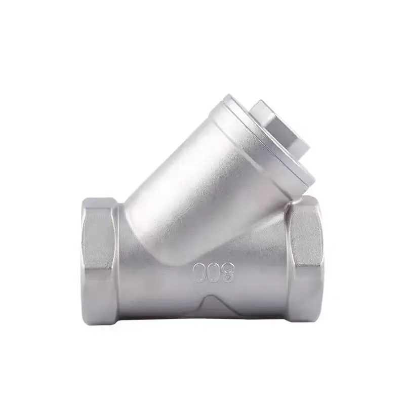 BSP Female Inline Y Mesh Strainer Threads Filter SS304 Stainless Steel - Multiple Sizes Available 1/4