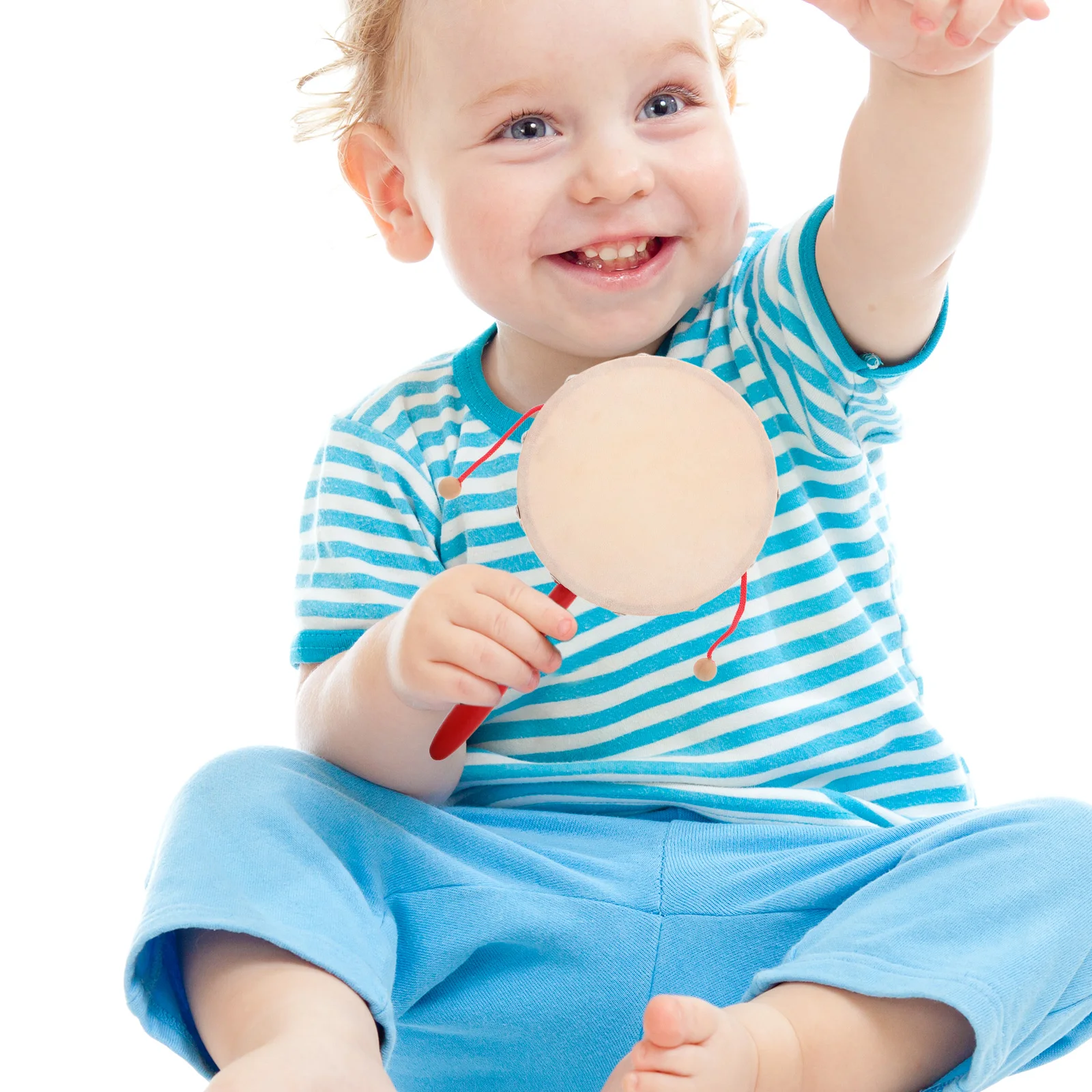 

Percussion Baby Musical Instruments Calming Toys for Kids Bell Ringing Rattle Children's Drums Hand Preschool