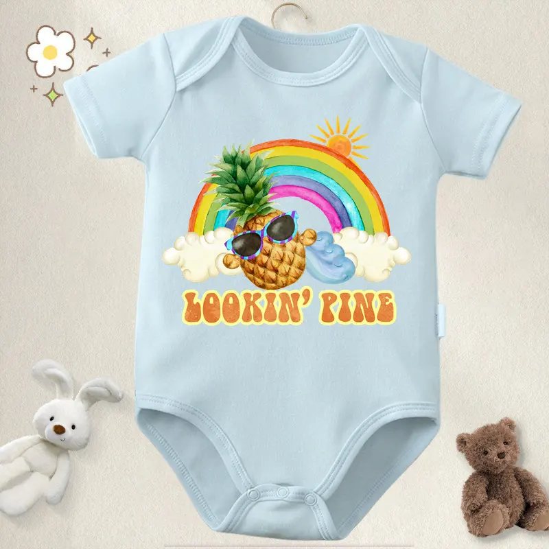 

Комбинезон из 100% хлопка для новорожденных с милым принтом, удобная одежда для малышей от 0 до 12 месяцев