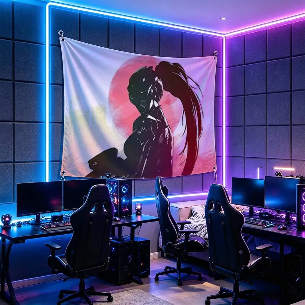 O-Overwatch W-Widowmaker Flag Suitable For Party Club Outdoor Interior Wall Decoration Banner Fans Gift