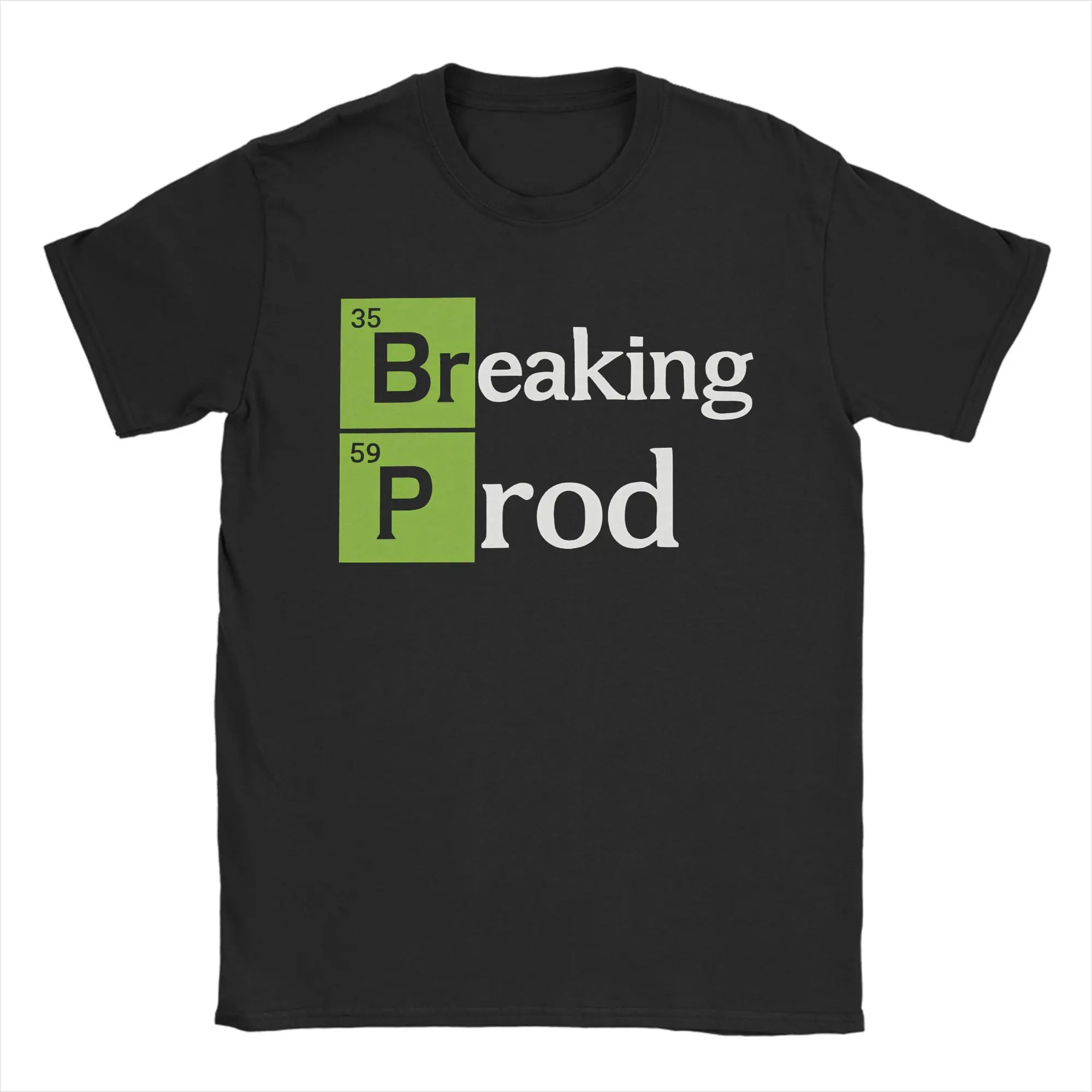 Men Women Graphic Print Breaking Prod Funny Dev's Meme  T Shirt Tee Pure Cotton  T-shirts Clothing