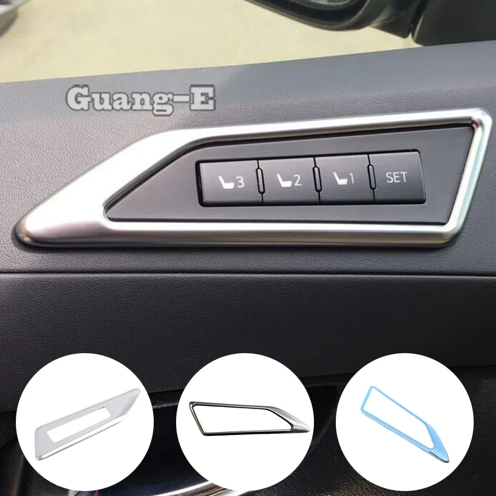 Bouton de réglage du siège pour Toyota Alphard Vellfire, bouton de rappel de mémoire de voiture, garniture de commutateur, 2016, 2017, 2018, 2019, 2020
