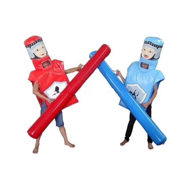 

Забавные гладиаторы, надувные костюмы и палочки для борьбы с играми