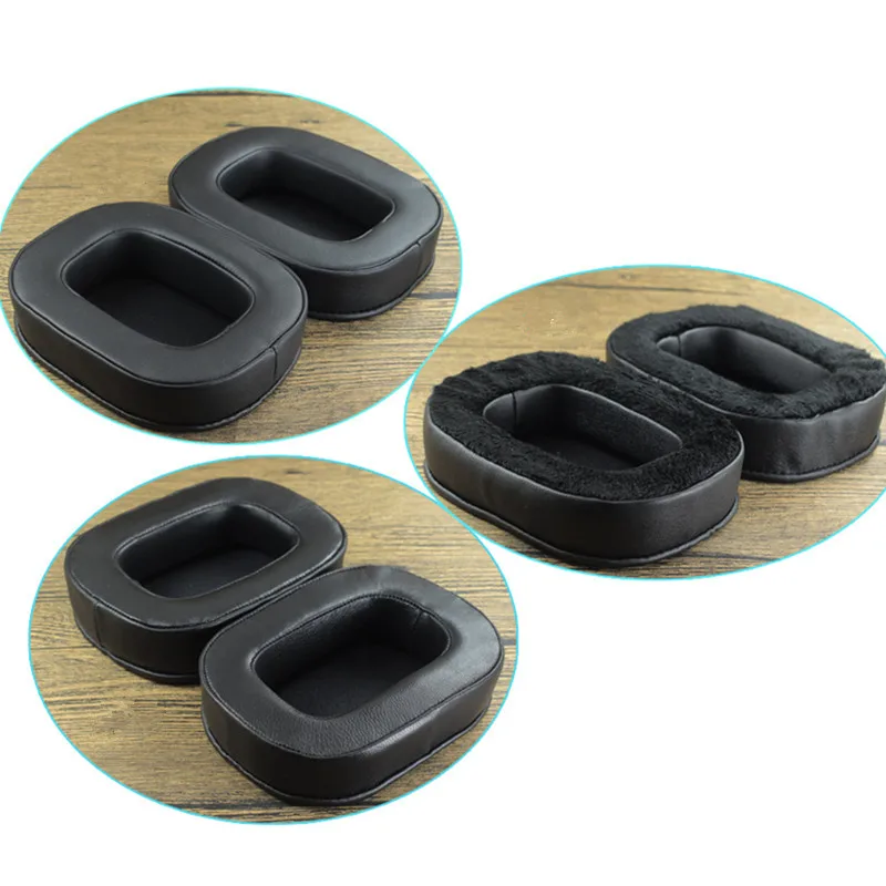 

Ear Pads For acoustic research AR-H1 Headphones Replacement 1 Pair Sheepskin Protein Leather VELVE Earmuffs Ear Cushion Black