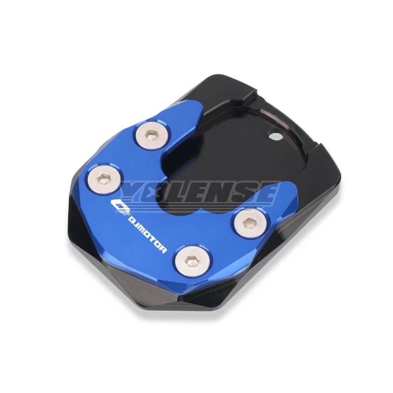 For QJMOTOR FORT350 FORT 350 2022 2023 2024 Motorcycle CNC Accessories Kickstand Side Stand Enlarge Foot Extension Pad
