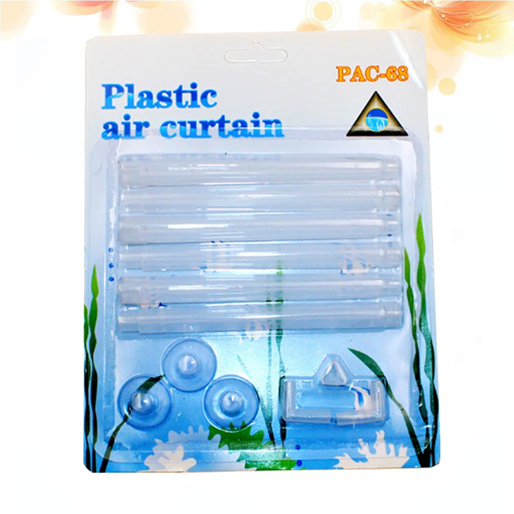2 set Oxygen Strip 17X13.5X1.3Cm Transparent For Fish Tank Aquarium Air Aerator Durable Plastic Bubble Strip Oxygen Air Bubble