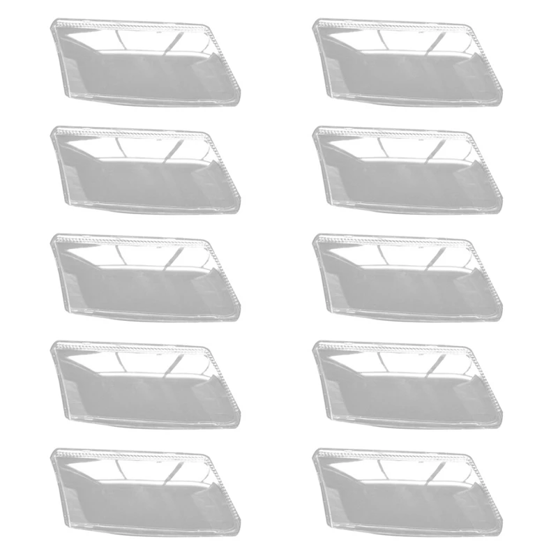 

10X Right Side For Passat B5 Car Headlight Lens Cover Head Light Lamp Lampshade Front Light Shell Cover