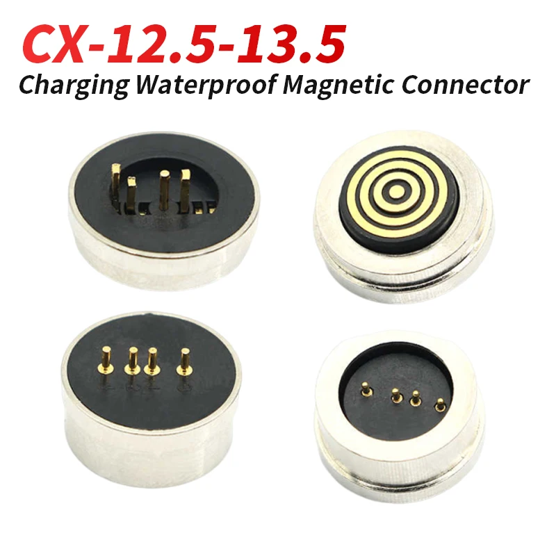 Magnetic Male Female Connector 360 Degree Circular 4Pin 7Pin Magnetic Suction Terminal Signal Transmission Charging Connectors