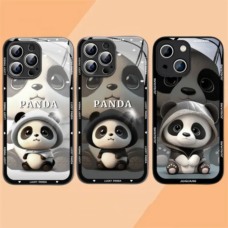 

Panda Drinking Milk Tea For Samsung Galaxy A14 5G A31 A32 A04S A13 A20S A12 A21S A22 A23 A30 A20 Tempered Glass Phone Case