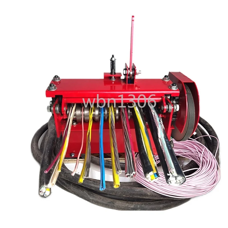 

Electric wire stripping machine scrap copper wire household waste cable peeling machine, waste wire recycling