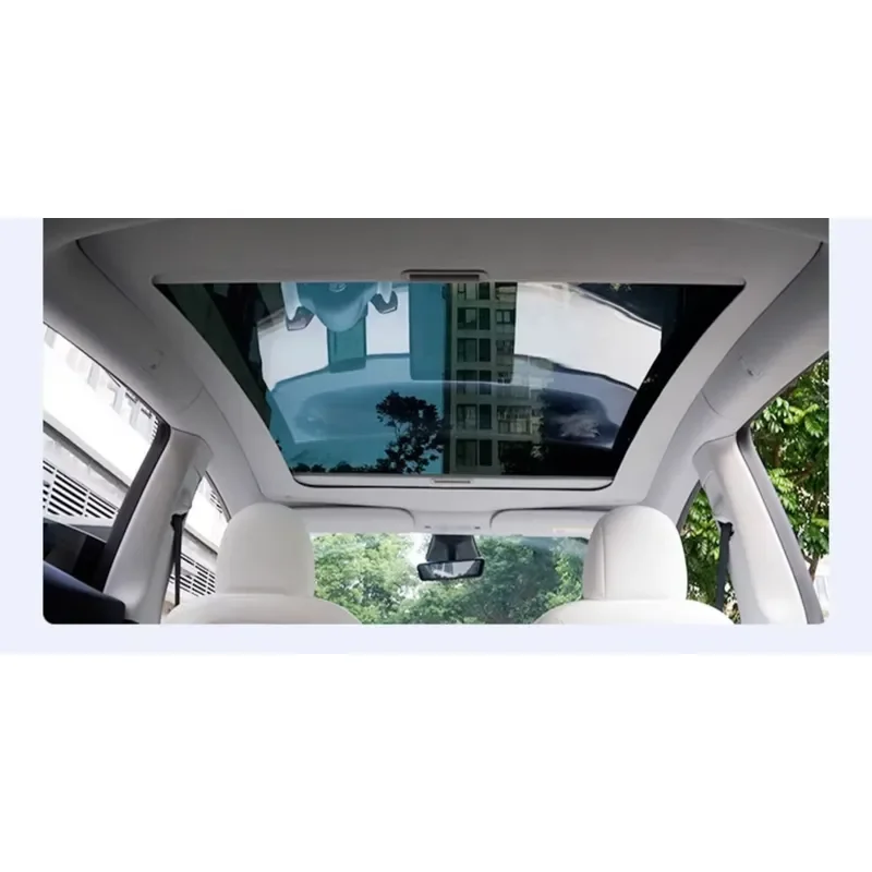 Model 3 Front Windshield Sunroof Shade Foldable Easy All-season Use Summer Heat Insulation Sun Protection Composite