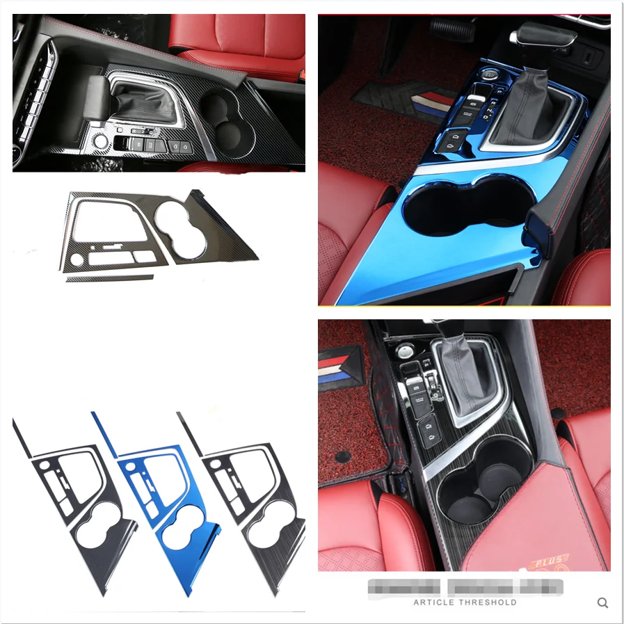 Para Changan Eado Plus 2020 2021 2022 2023 accesorios pegatinas de Control Central decoración detalles interiores de coche cubierta portavasos