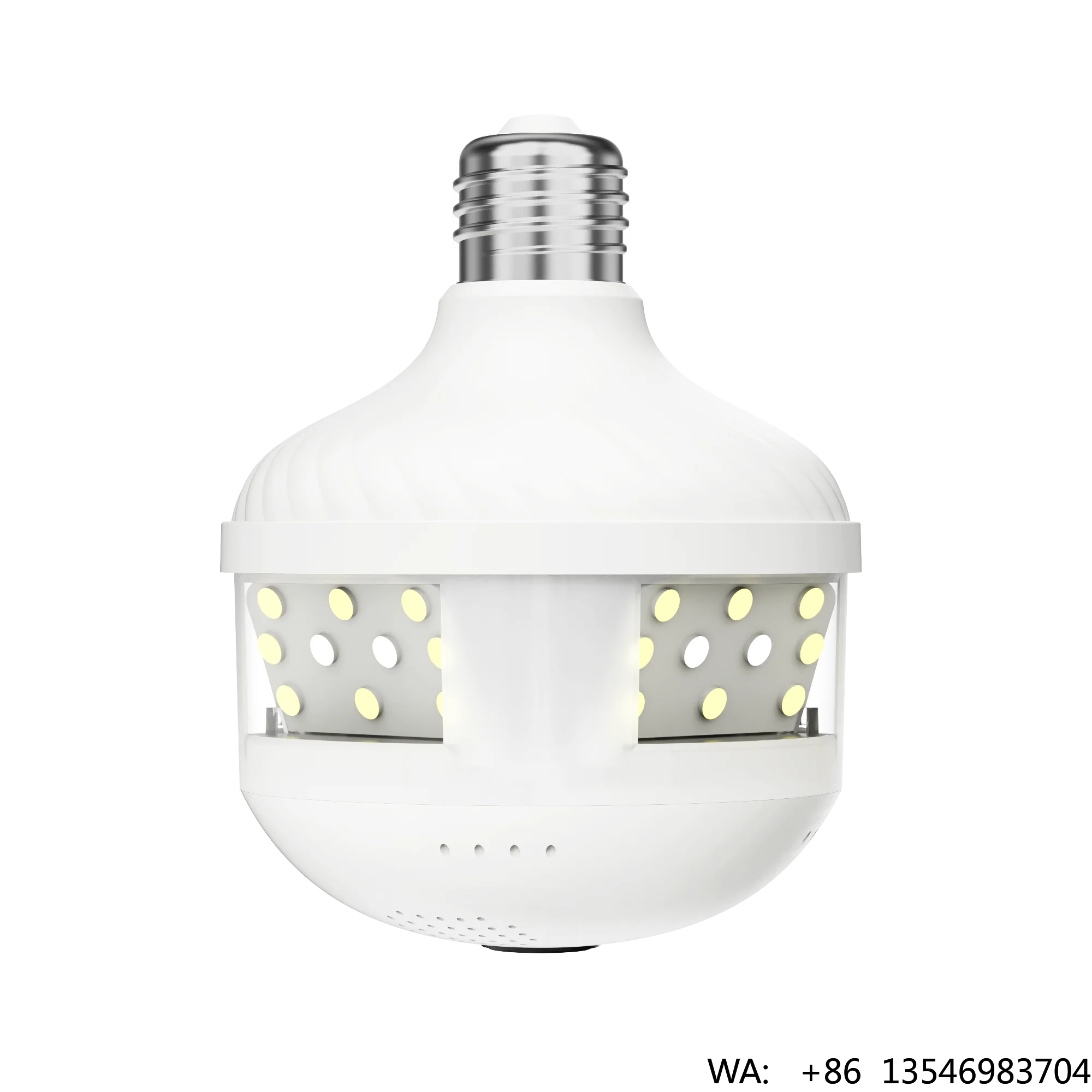 V380 APP Home Smart IP HD 360 Degree CCTV Network Camera Ptz Light Bulb Night Vision CMOS Sensor Memory Card Storage Options