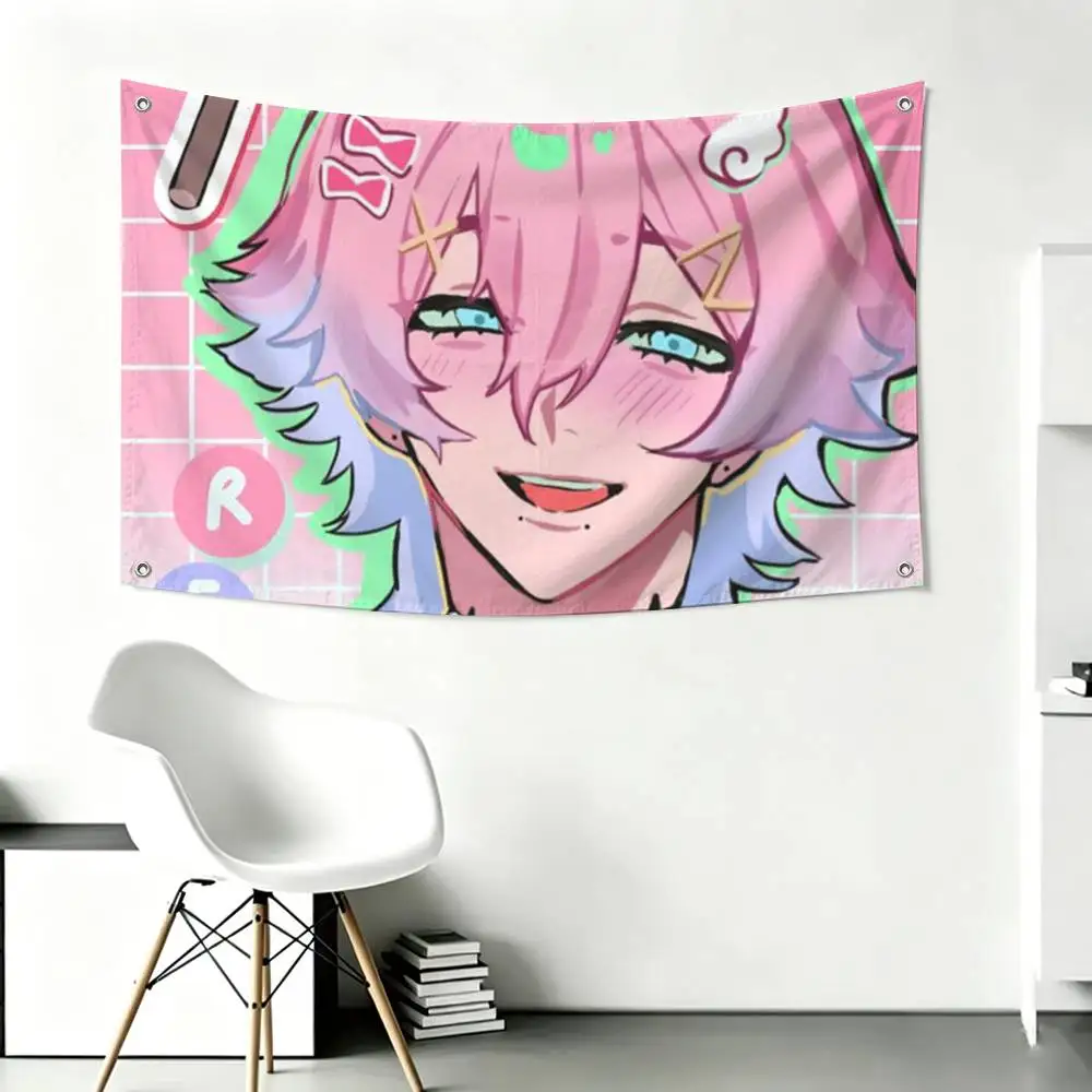 14DWY 14 Days With You Ren Flags Wall Hanging Tapestry Outdoor Garage Room Decorative flag Background Blanket