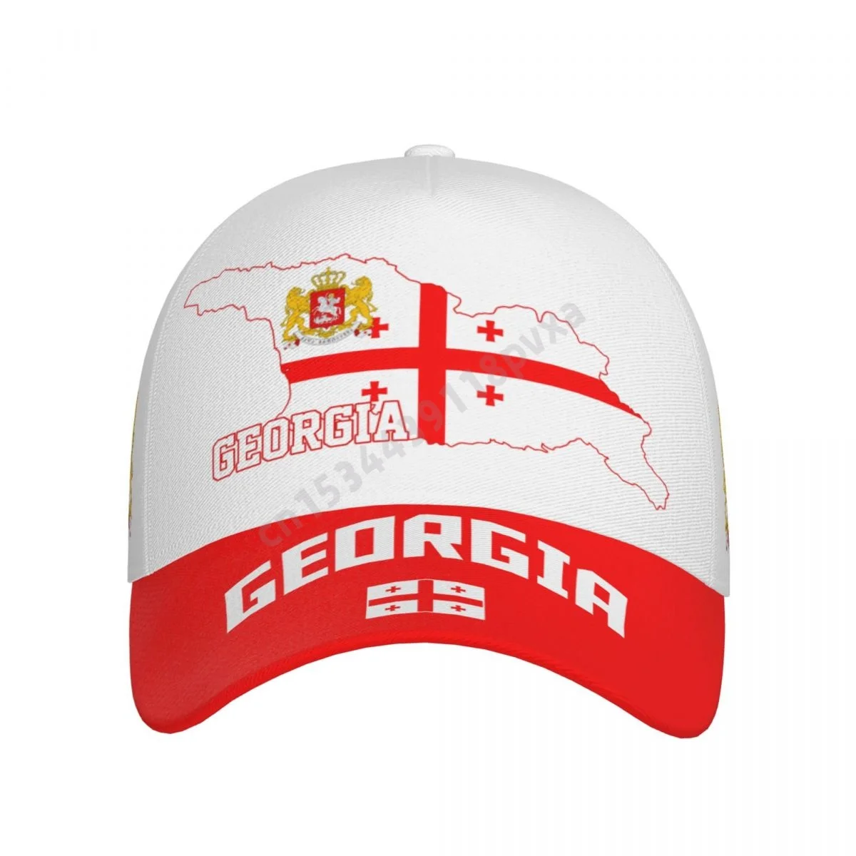 Unisex Georgia Flag Georgian Cool Adult Baseball Cap Patriotic Hat for Baseball Soccer Fans Men Women