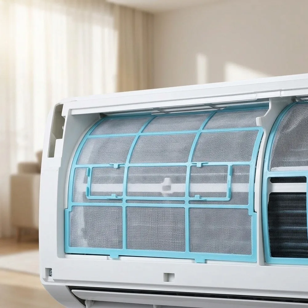 for Air Conditioner Filter AC Filter Screen Effective Dust Prevention Simple Installation Plastic Material Long-lasting