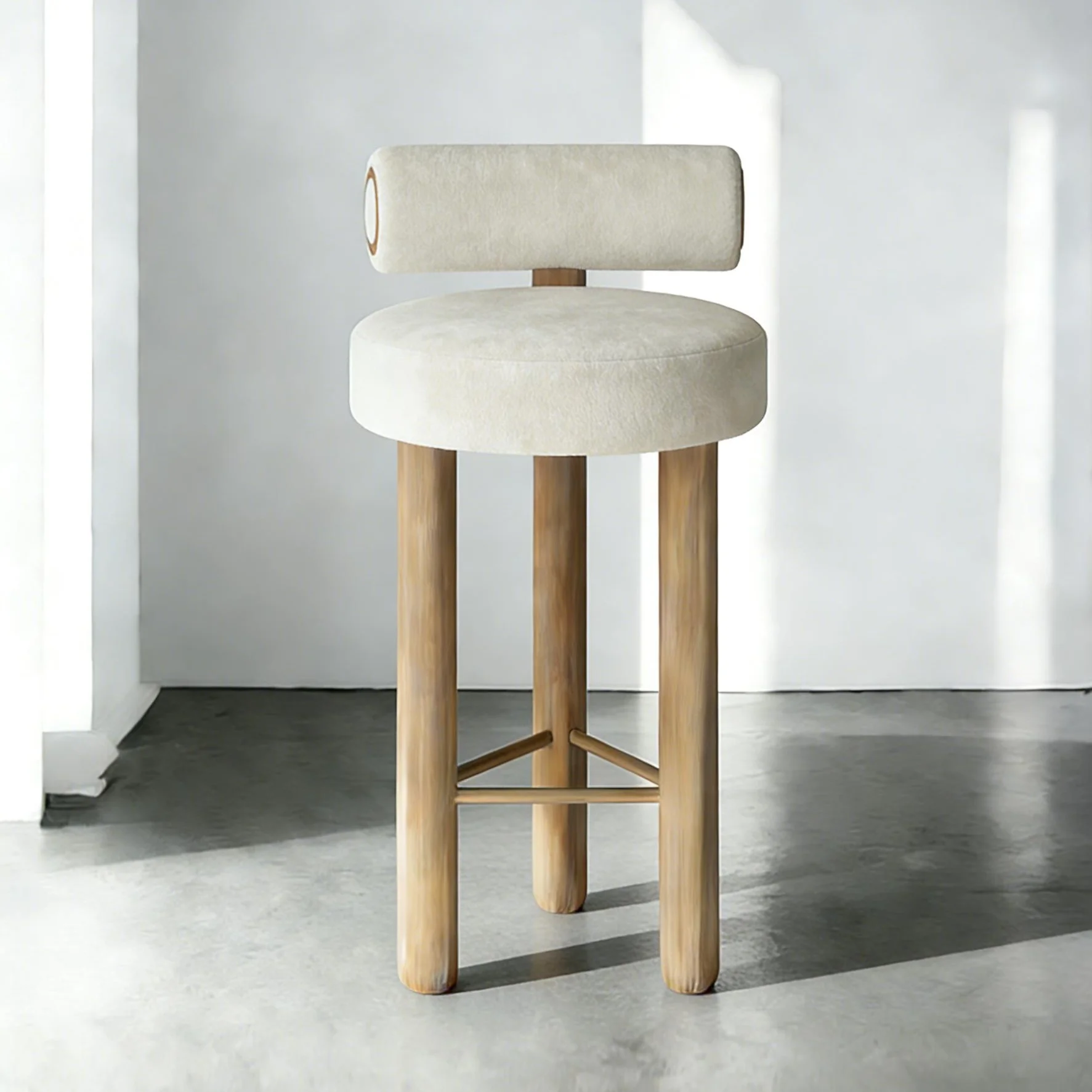 xx-Modern Nordic Bar Chairs Factory Wholesale Coffee House Home Kitchen Dining Wood High bar Stools Restaurant Chair^