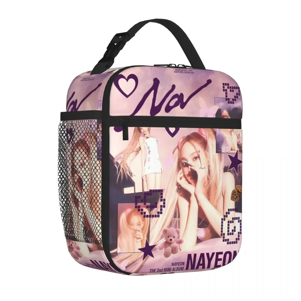 K-POP-TWICE-NAYEON Torba na lunch Pojemnik na lunch New Arrival Cooler Termiczne pudełko na drugie śniadanie do biura