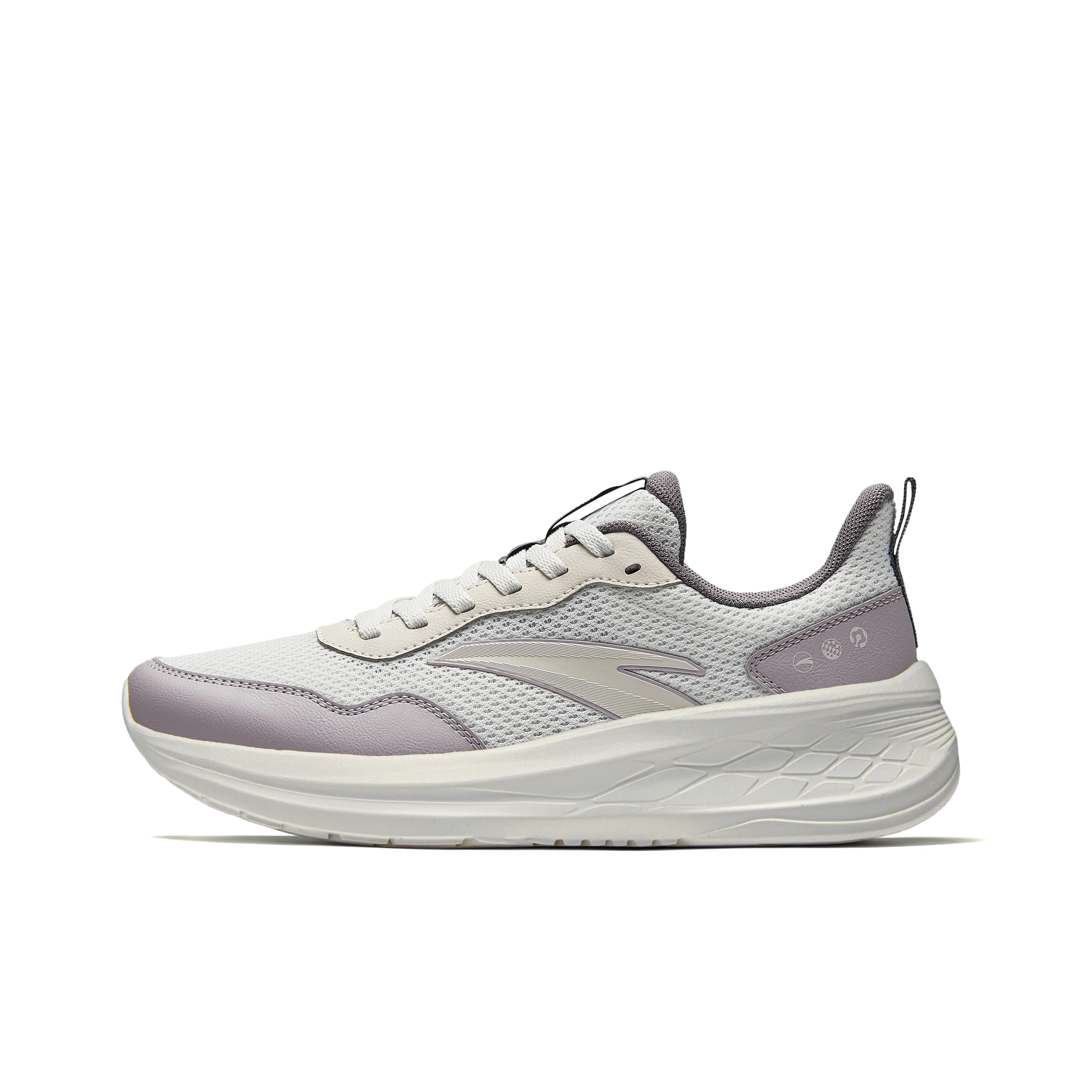 ANTA Yun Yi Running Shoes Women's Low Top Digital Mist Gray/Magic Carpet Gray 122645541R-1