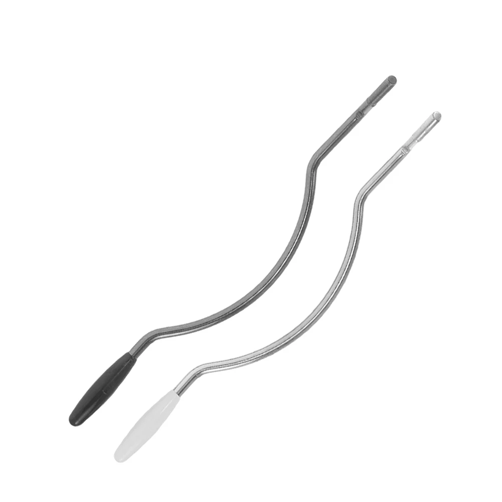 

1 Pc Electric Guitar Tremolo Arm Replacement 6mm Threaded Metal Whammy Bar Single Accessory Shaker Silver Black Curved String