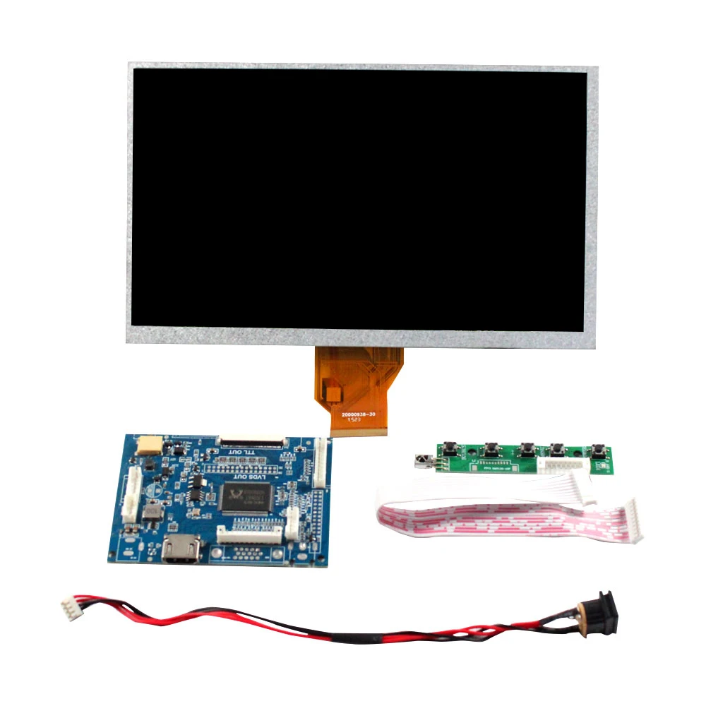 9 inch AT090TN10 AT090TN12 800X480 TFT LCD Screen and HD MI Control Board 50 pin