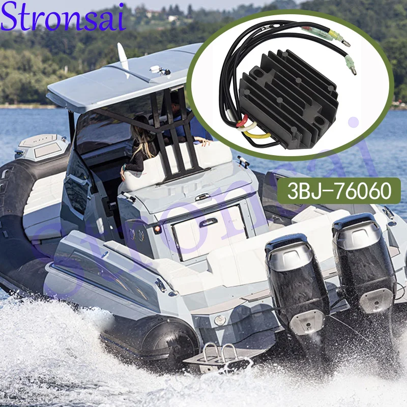 

3BJ-76060 3BJ-76060-0 Выпрямитель для подвесного двигателя Tohatsu 9,9 л.с. 15 л.с. 20 л.с. MFS15C MFS20C MFS9.9C 3BJ-76060-1 3BJ-76060-00