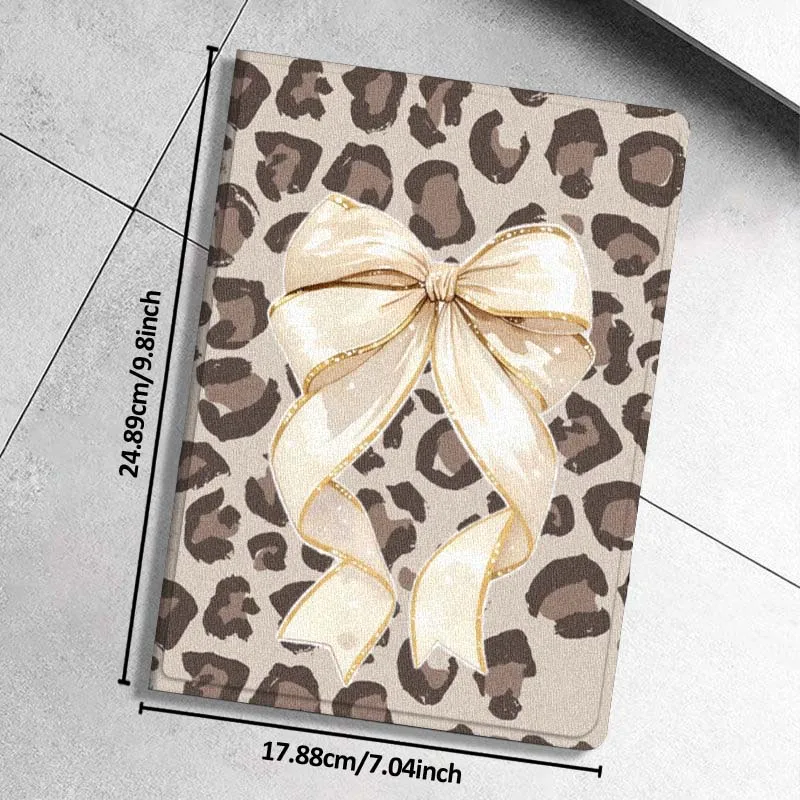 Vintage-Bowknot-Muster für iPad Pro 7 8 9 Gen 2 11 13 5. 6. 10. 11. M5 M4 12.9 10.9 10.2 Zoll 2024 2025 Tablet-Hülle