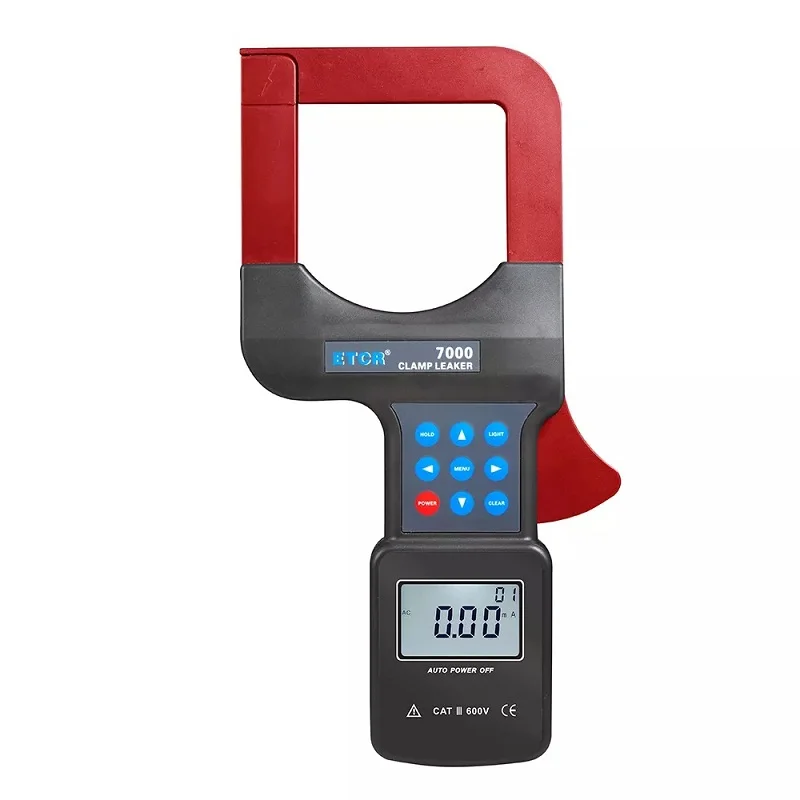  ETCR7000B ETCR7000 Large Caliber Leakage Clamp Meter 80mm×80mm Current Power Factor RS232 Interface Storage Data Upload