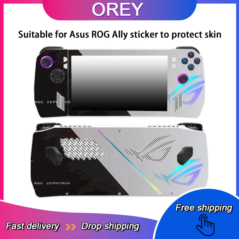 

For ASUS ROG Ally Sticker Protective Skin Decal Decal Anti Fingerprint Scratch Resistant Handheld Gaming Protector Accessories