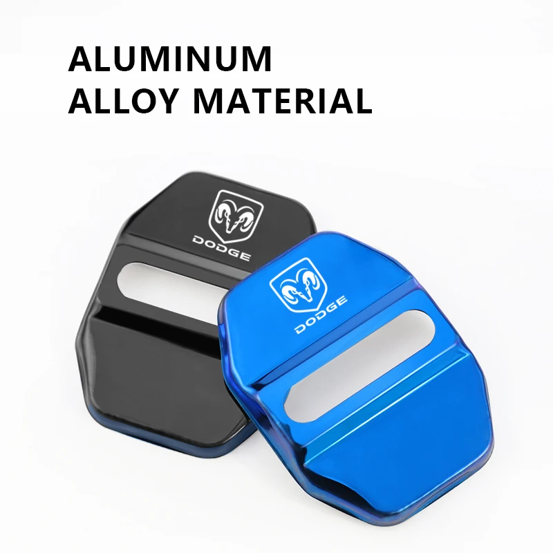 4 قطعة غطاء قفل باب السيارة الفولاذ المقاوم للصدأ حماية اكسسوارات ل دودج دورانجو تشالينجر شاحن رام 1500 نيترو رحلة نبال #4