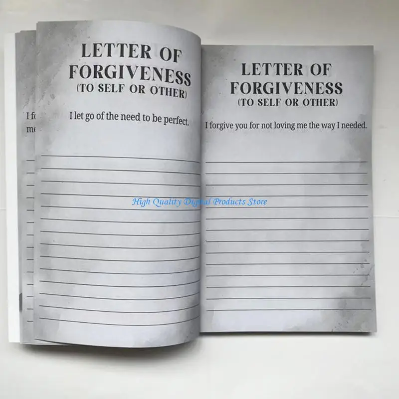U2JE 200 Guided Forgiveness Journal Notebook Prompts For Emotional Healings And Selves Reflection Therapy Writing Notebook