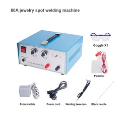 100A/80A/50A Spot Laser Welding Machine 110V/220V Hand Held Pulse Spot Welder Gold Silver Jewelry Processing Tools With Full Set