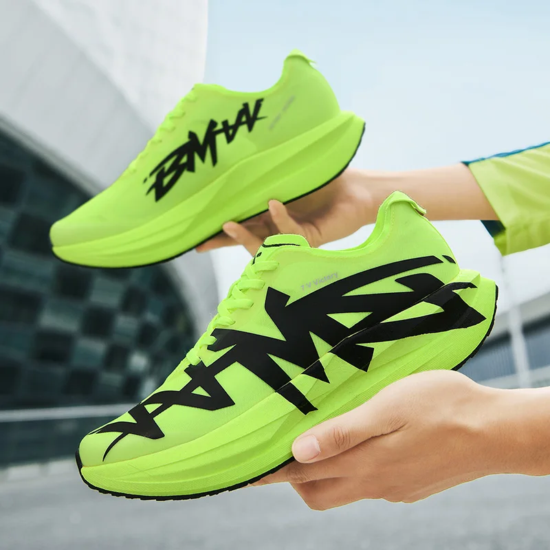 

Men's Running Shoes Outdoor Race Cushioning Breathable Trainer Shoes Non-Slip Fashion Luxury shoes Couple Off-road Sneakers Mesh