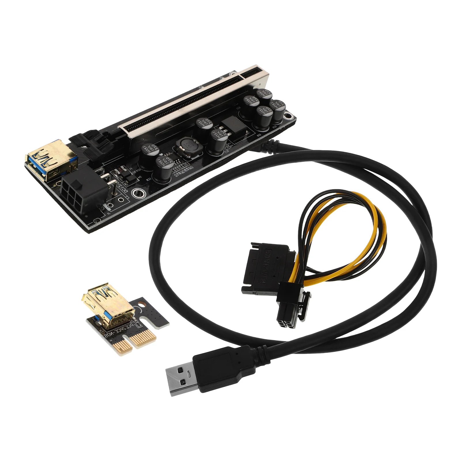 

Graphics Card Extension Cable 1X to 16X PCIe Riser V010 PLUS High Speed Stable Connection Durable Power Extender Laptop