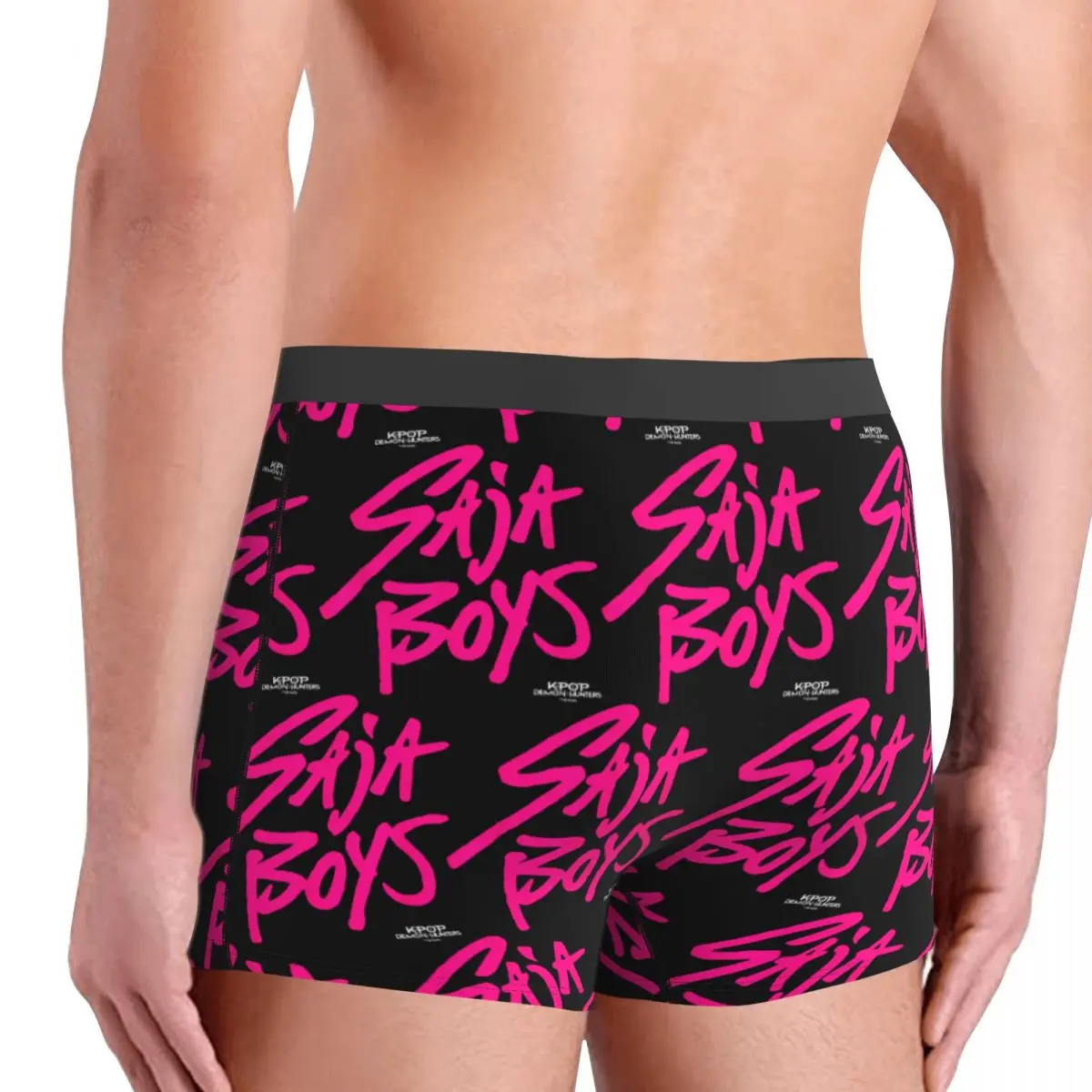 Saja Boys-ropa interior oficialmente con licencia Huntrix, calzoncillos para hombres, Boxershorts bonitos y personalizados, pantalones cortos Trenky, calzoncillos de talla grande