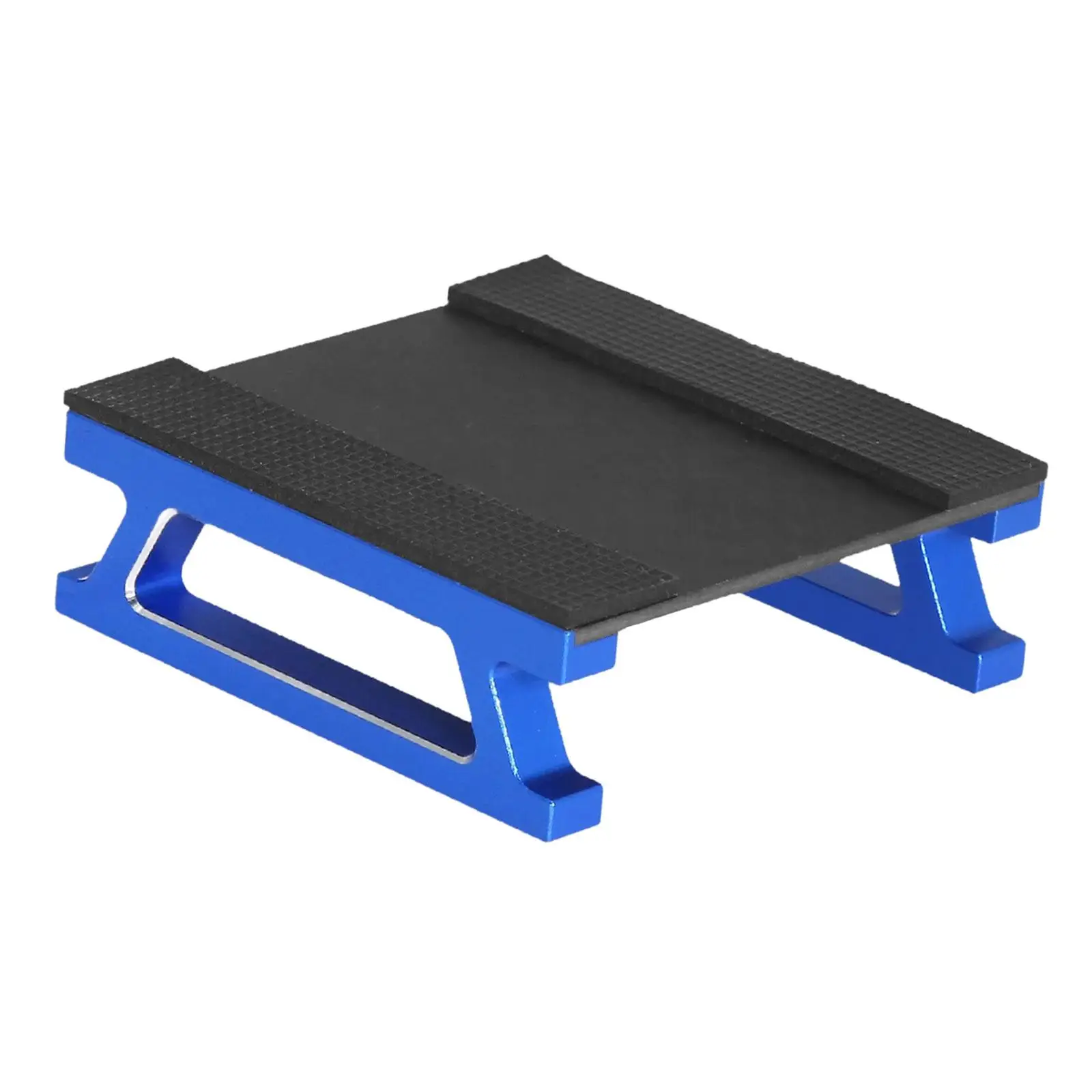 Stazione di riparazione modello multifunzionale con supporto da lavoro per auto RC per auto RC in scala 1/28 nera