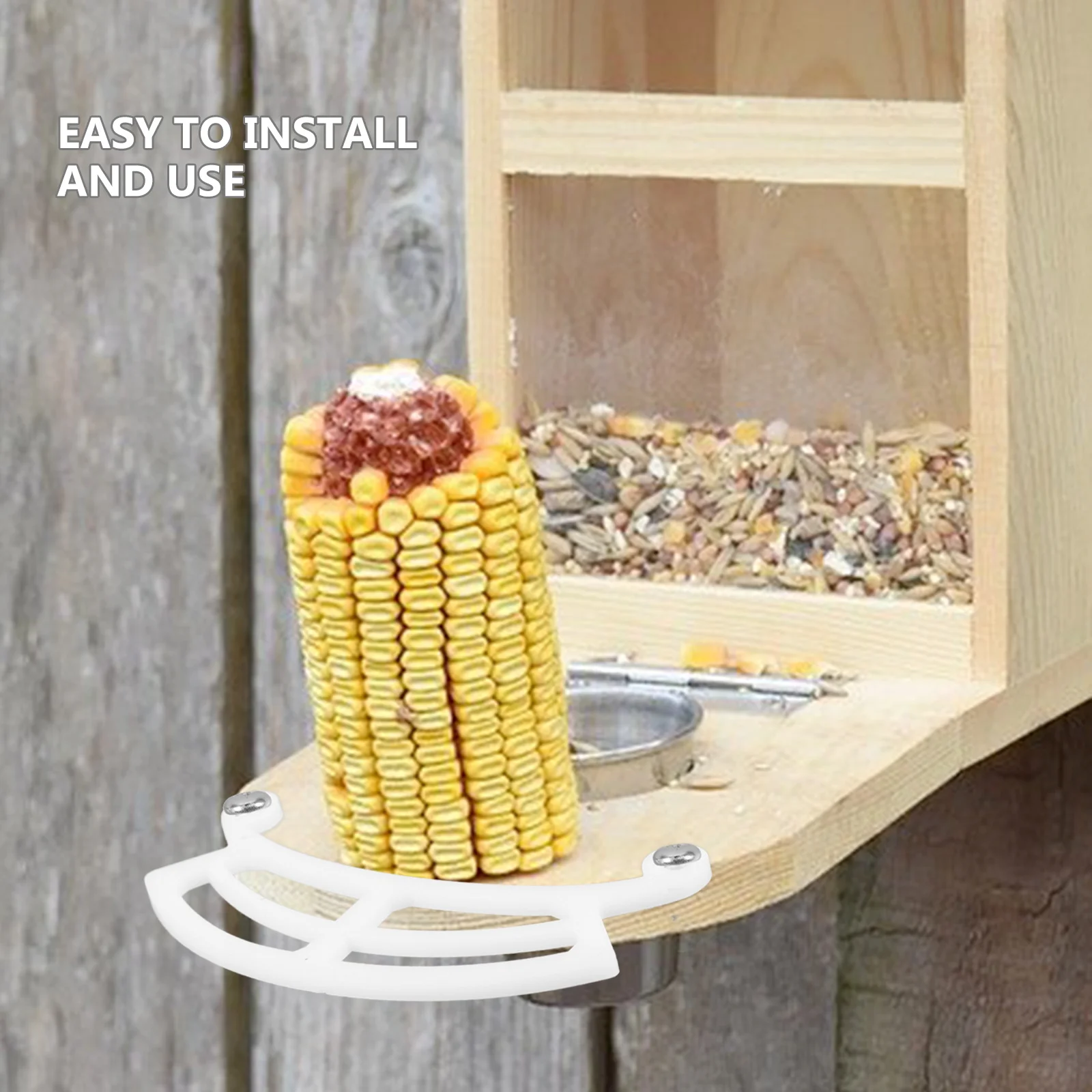 

1 Set Of Bird Feeder Perch For Parrot Small Birds Durable Plastic Extension Perch Stand Bird Cage Food Bowl Holder Accessory