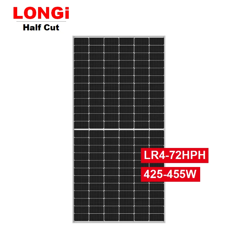 BNP-1 High Efficiency Longi 450w 540w Solar Panels Grand A Half Cut 455w 460w 545w 550w Solar Panels For Power Station