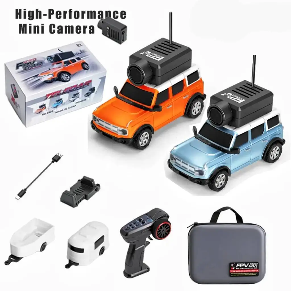 WLtoys 6406-C RC Camera Car Is Equipped With A 720P FPV Camera Supporting Remote Control Via A 2.4G Mobile Phone APP