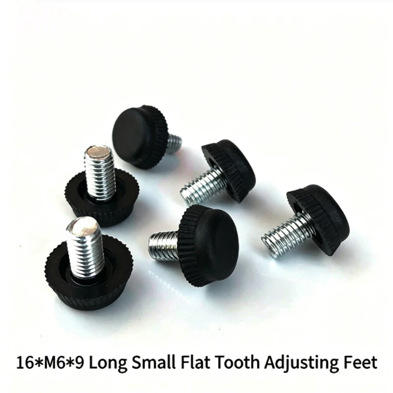 Adjustable Table Leg Leveling Pads, Plastic Screw Knob for Tightness, Nut Caps Foot Pins Furniture Height Adjustable