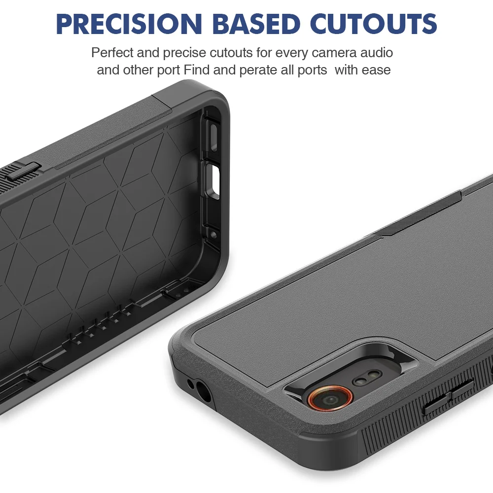 for Galaxy Xcover 7 Phone Case, Shockproof Hybrid Case Dual Layer Design Hard Cover for Samsung Galaxy Xcover 7 Cases
