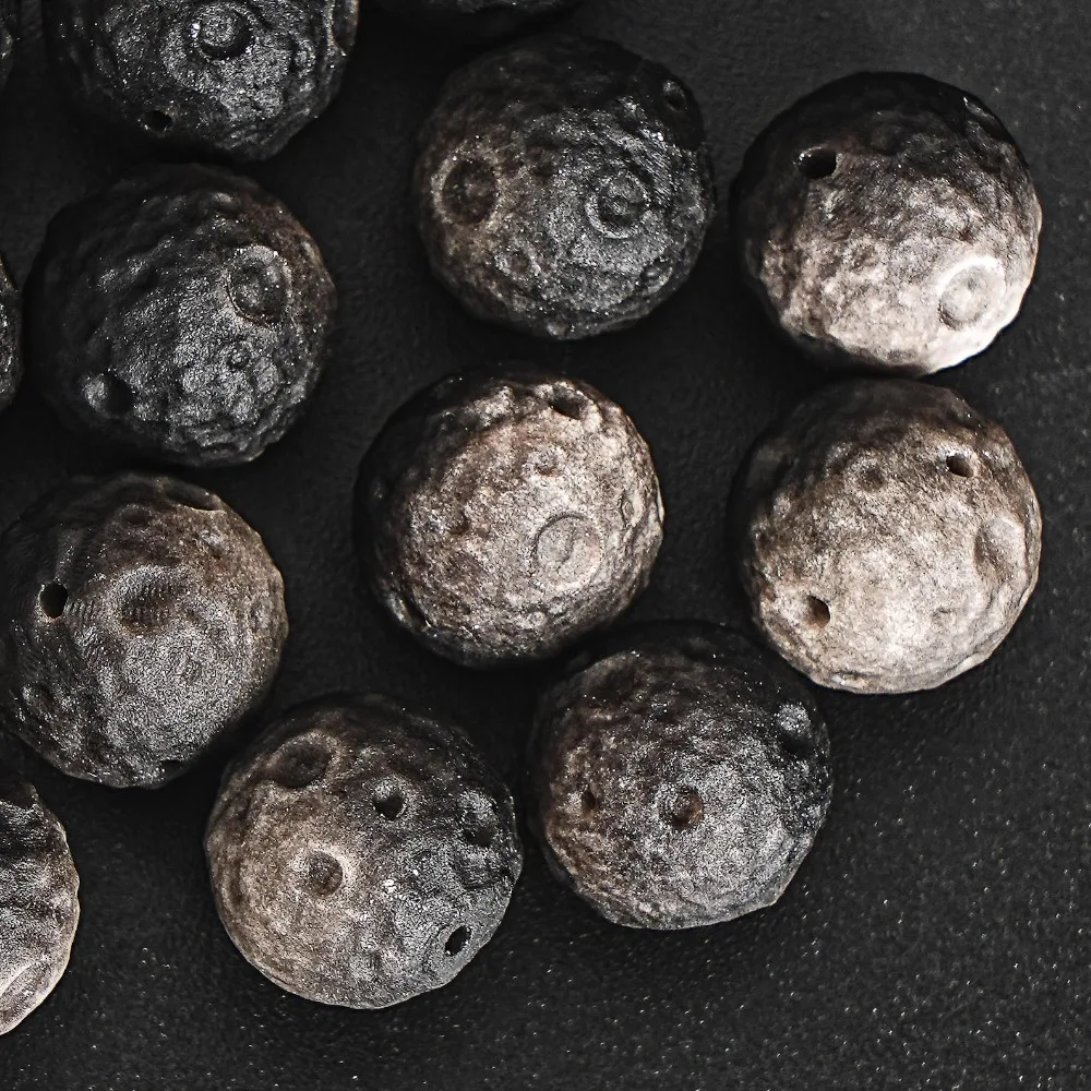 Natural Crystal Moon Silver Sheen Obsidian Crystal Ball Energy Healing Spiritual Collectors Home Decor Gift