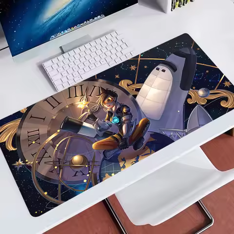 Mouse pad Overwatch Tracer large keyboard Mousedesk pad non-slip rubber 90x40 gaming Mousepad laptop mouse carpet Game table mat